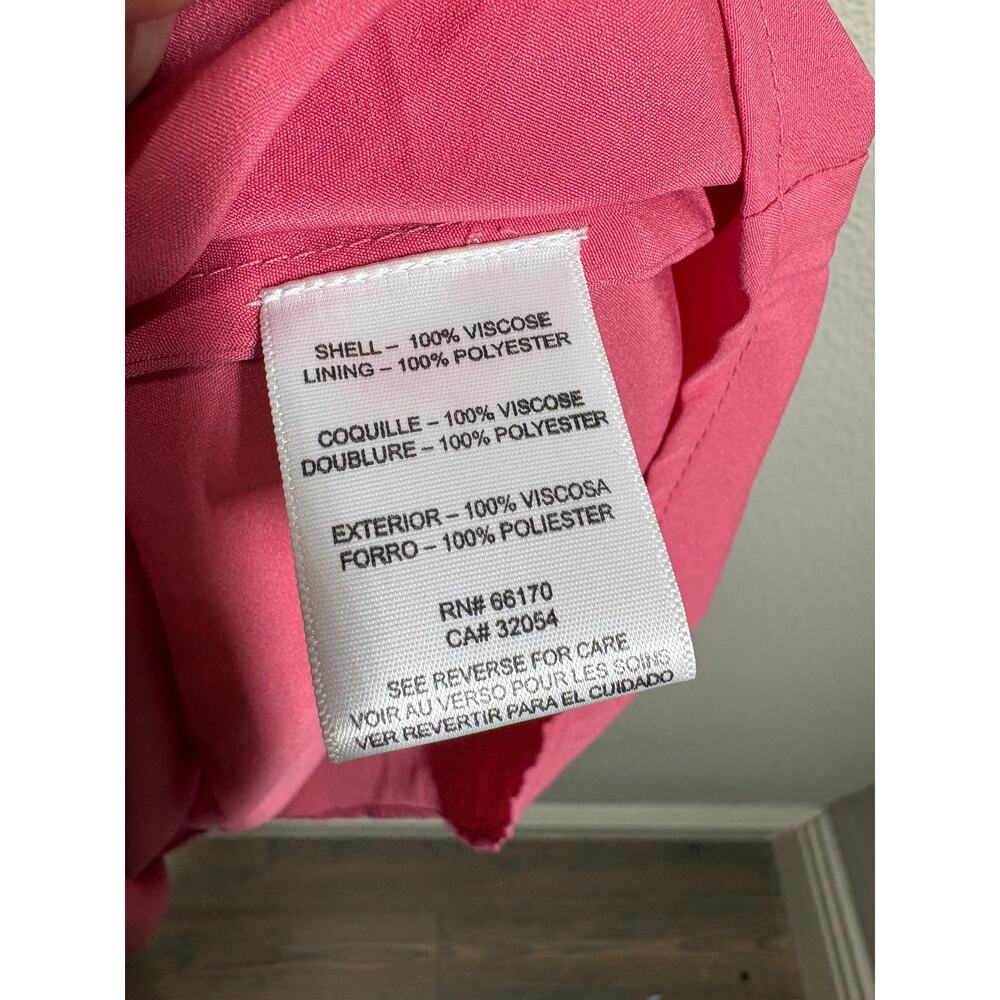 Verb by Pallavi Singhee Womens XXS Ombre Maxi Dress Pink Black Dotted Floral - Picture 8 of 11